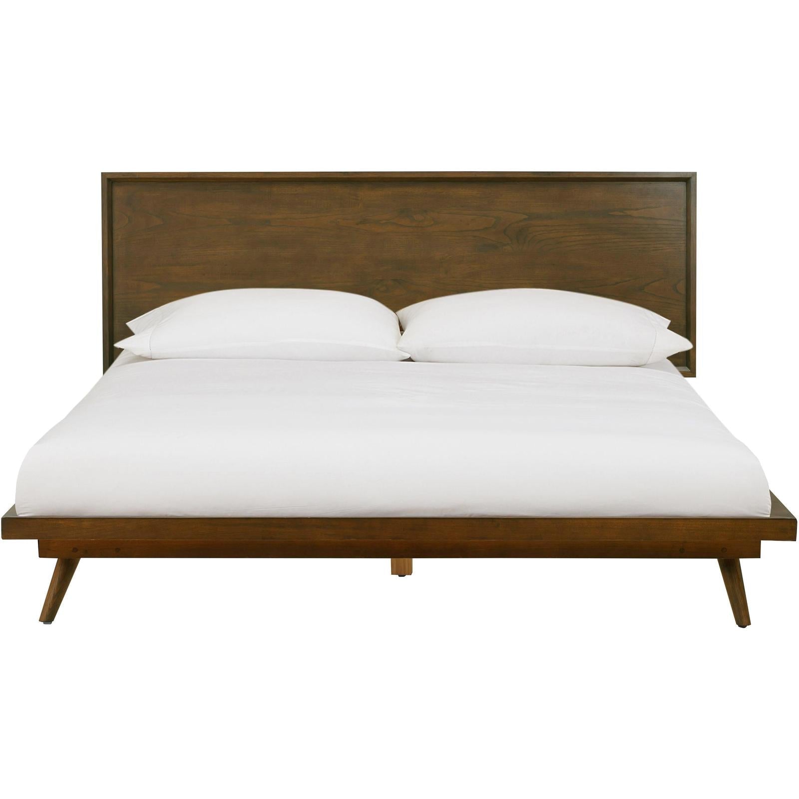 TOV Furniture Emery Walnut Wood Platform Bed