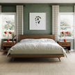 TOV Furniture Emery Walnut Wood Platform Bed