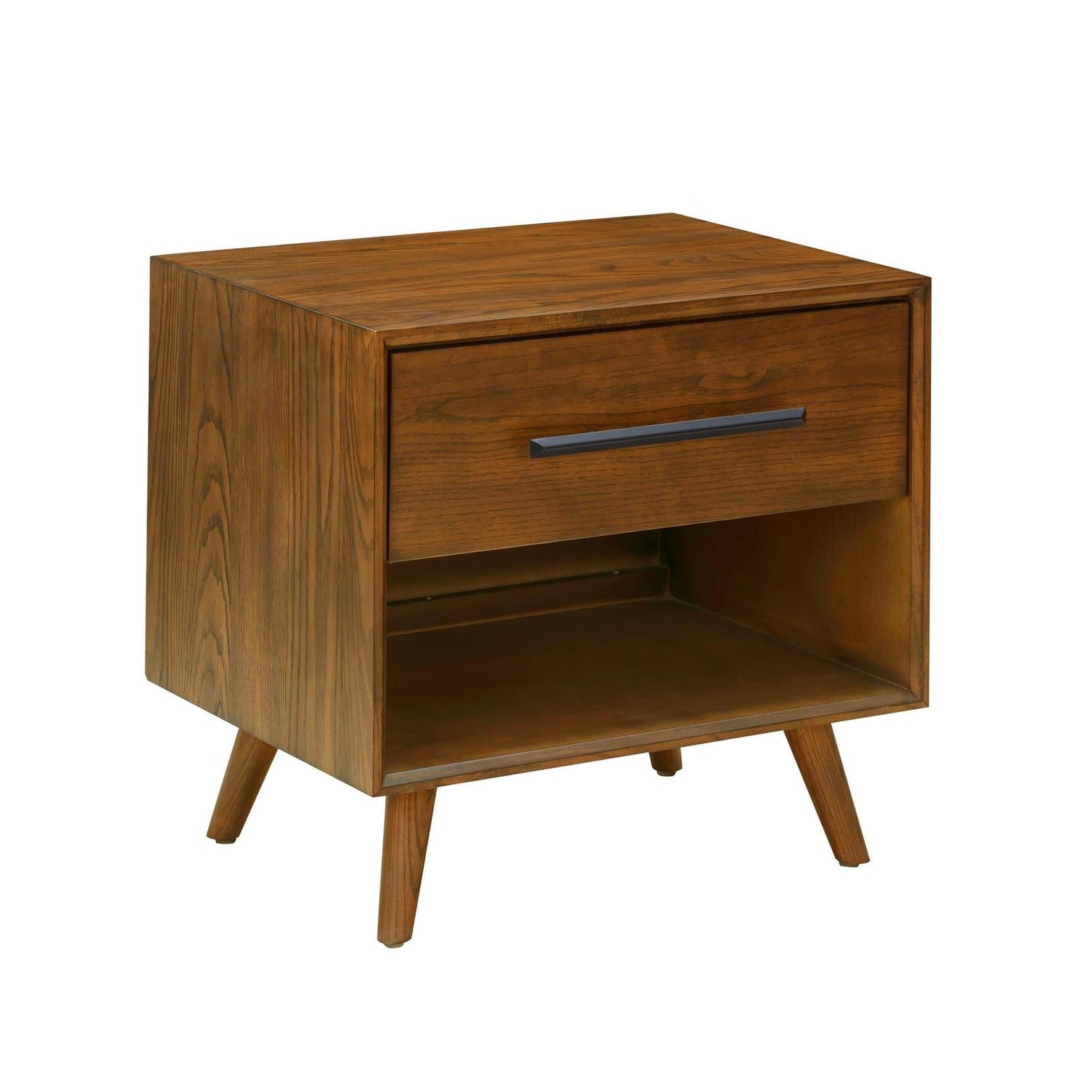 TOV Furniture Emery 24" Walnut 1-Drawer Nightstand