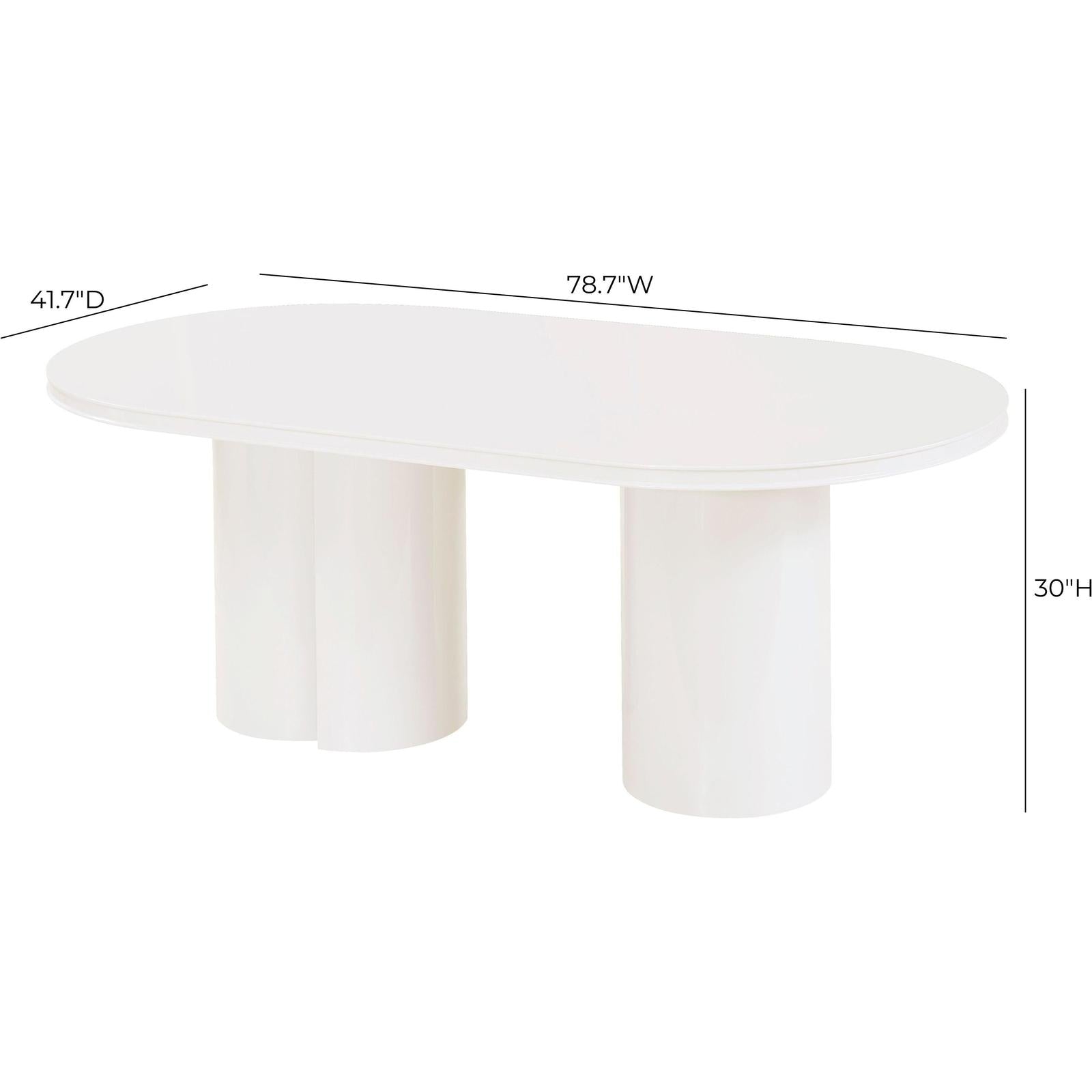 TOV Furniture Elora Lacquer Dining Table
