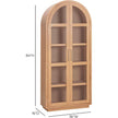 TOV Furniture Marlow Wood Display Cabinet