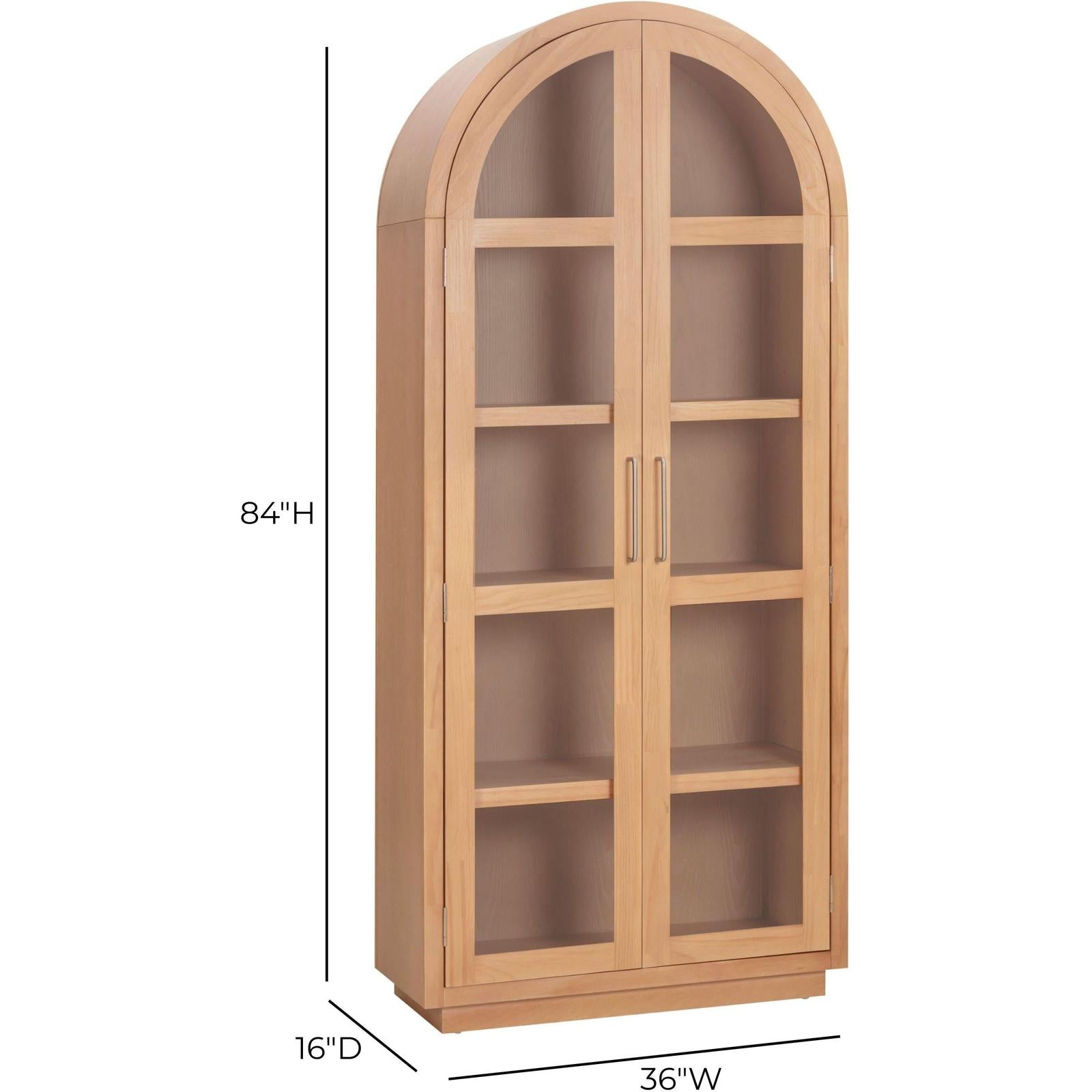 TOV Furniture Marlow Wood Display Cabinet