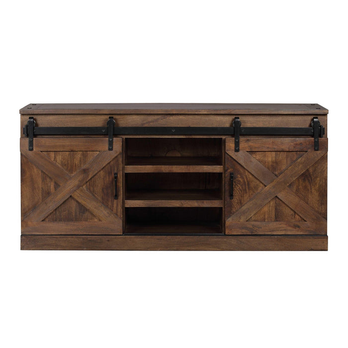 TOV Furniture Dawson Rustic Brown Console