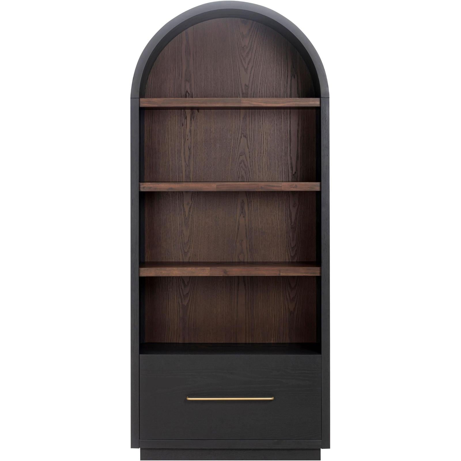 TOV Furniture Marlow Wood Bookcase With File Drawer
