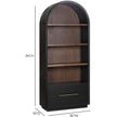 TOV Furniture Marlow Wood Bookcase With File Drawer