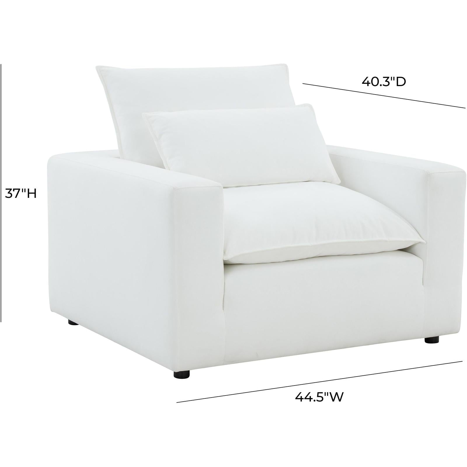 TOV Furniture Cali Performance Fabric Armchair