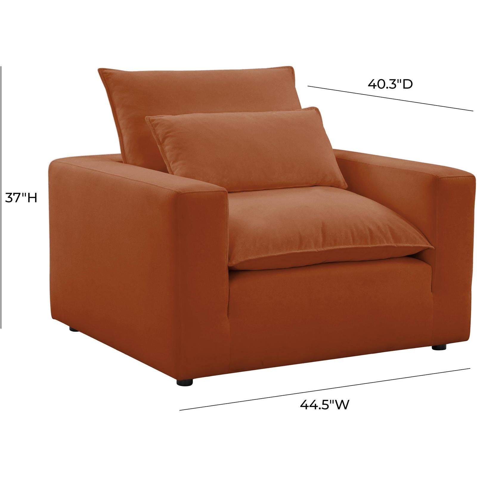 TOV Furniture Cali Performance Fabric Armchair