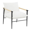 TOV Furniture Cali Pearl Performance Fabric Accent Chair