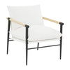 TOV Furniture Cali Pearl Performance Fabric Accent Chair