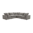 TOV Furniture Cali 5-Piece Performance Fabric Modular L-Sectional