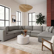 TOV Furniture Cali 7-Piece Performance Fabric Modular Large Chaise Sectional