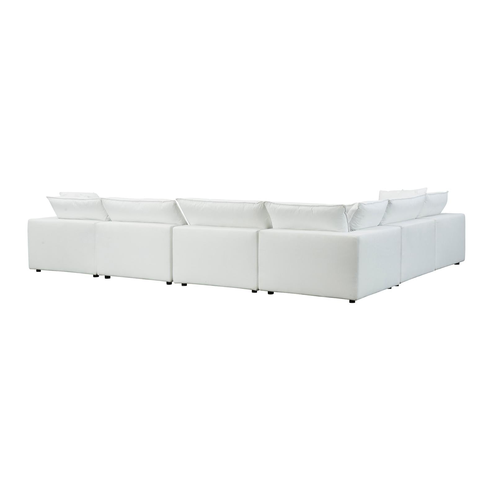 TOV Furniture Cali 7-Piece Performance Fabric Modular Large Chaise Sectional