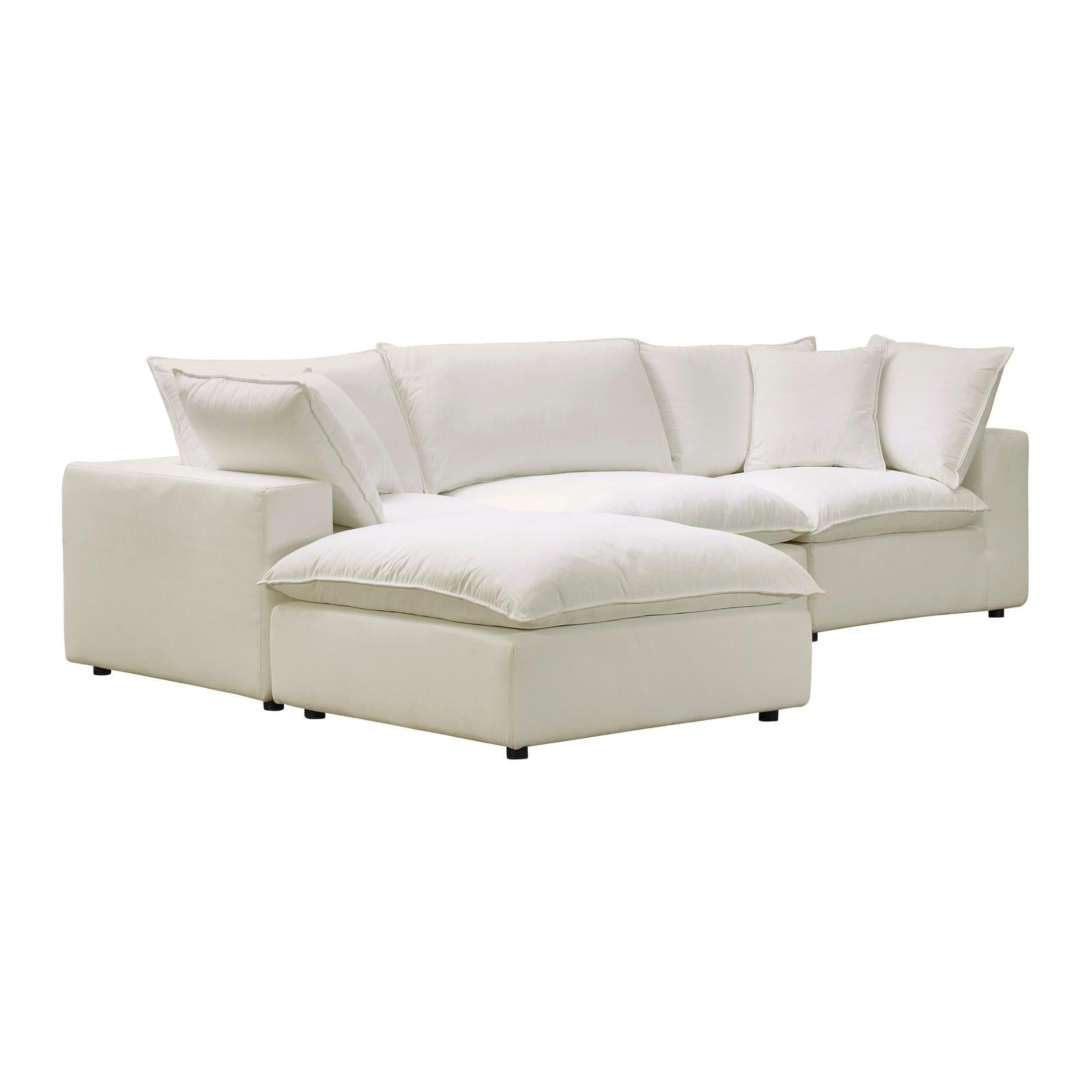 TOV Furniture Cali Performance Fabric Ottoman