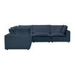 TOV Furniture Cali 5-Piece Performance Fabric Modular L-Sectional