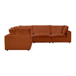 TOV Furniture Cali 5-Piece Performance Fabric Modular L-Sectional