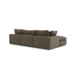 TOV Furniture Cali 4-Piece Chocolate Brown Performance Velvet Sectional