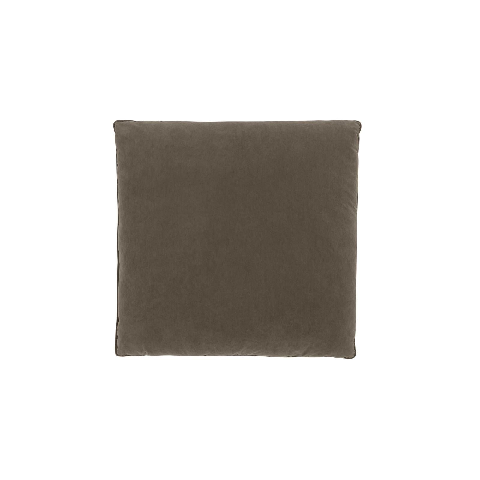 TOV Furniture Cali Chocolate Brown Performance Velvet Ottoman