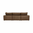 TOV Furniture Cali 4-Piece Brown Leather Modular Sectional