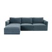 TOV Furniture Willow 4-Piece Performance Velvet Modular Sectional