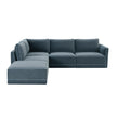 TOV Furniture Willow 5-Piece Performance Velvet Modular Sectional