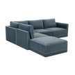 TOV Furniture Willow 5-Piece Performance Velvet Modular Sectional