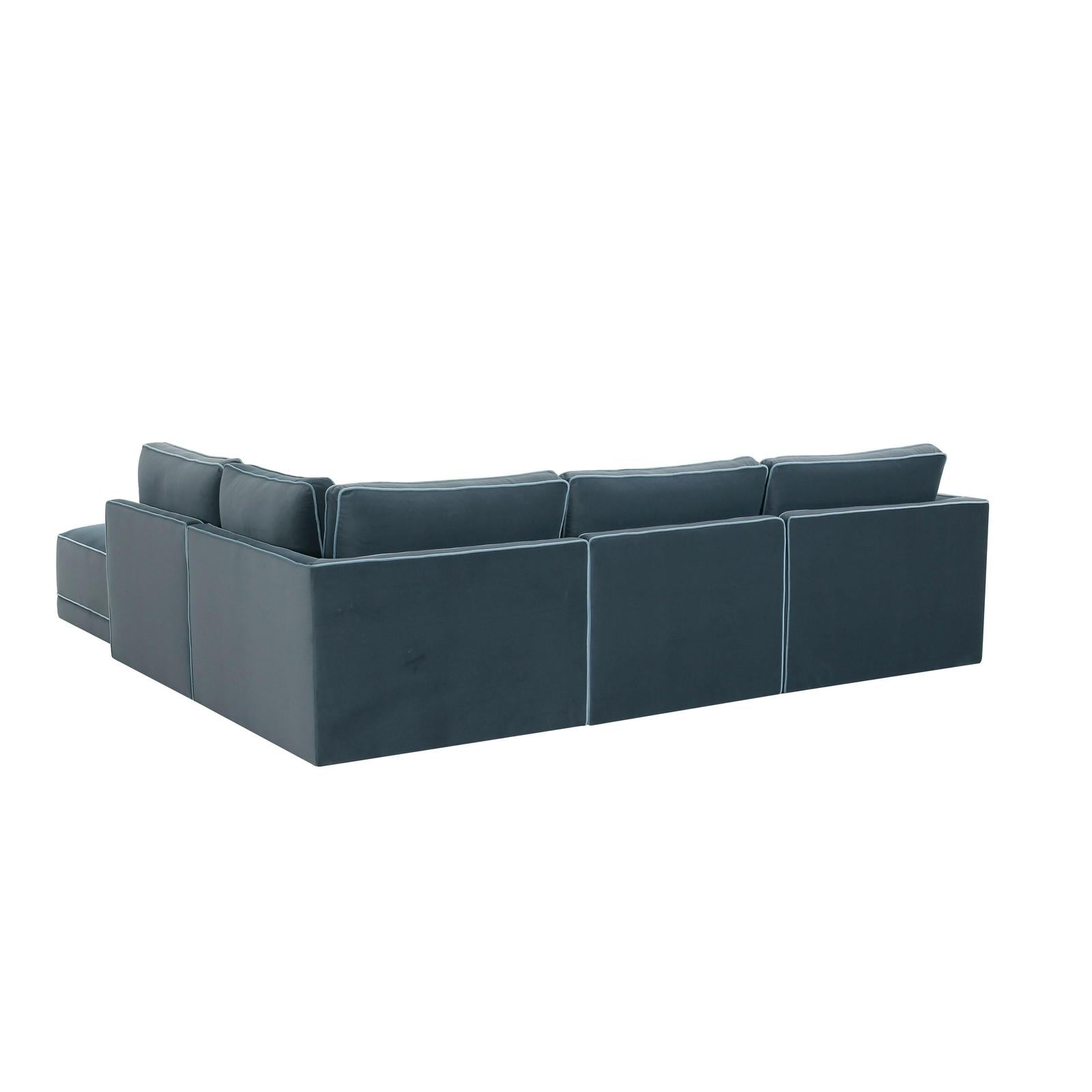TOV Furniture Willow 5-Piece Performance Velvet Modular Sectional