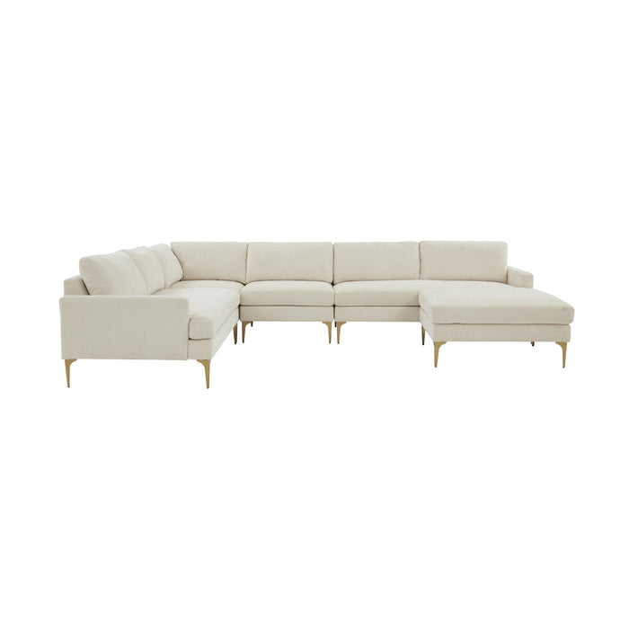 TOV Furniture Serena 5-piece Large Chaise Sectional