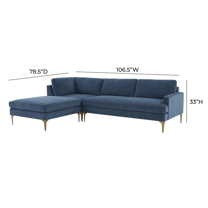 TOV Furniture Serena LAF Chaise Sectional