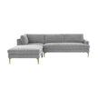 TOV Furniture Serena 3-Piece Performance Velvet Chaise Sectional