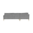 TOV Furniture Serena 3-Piece Performance Velvet Chaise Sectional