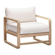 TOV Furniture Palata Cream Performance Fabric Outdoor Accent Chair