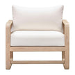 TOV Furniture Palata Cream Performance Fabric Outdoor Accent Chair