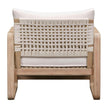 TOV Furniture Palata Cream Performance Fabric Outdoor Accent Chair