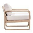 TOV Furniture Palata Cream Performance Fabric Outdoor Accent Chair