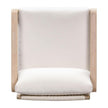 TOV Furniture Palata Cream Performance Fabric Outdoor Accent Chair