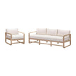 TOV Furniture Palata Cream Performance Fabric Outdoor Accent Chair
