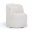TOV Furniture Massa Textured Performance Fabric Swivel Accent Chair