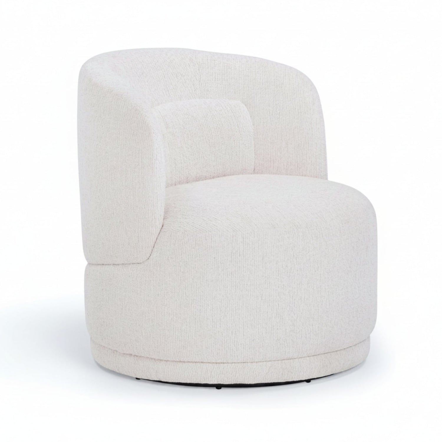 TOV Furniture Massa Textured Performance Fabric Swivel Accent Chair
