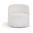 TOV Furniture Massa Textured Performance Fabric Swivel Accent Chair