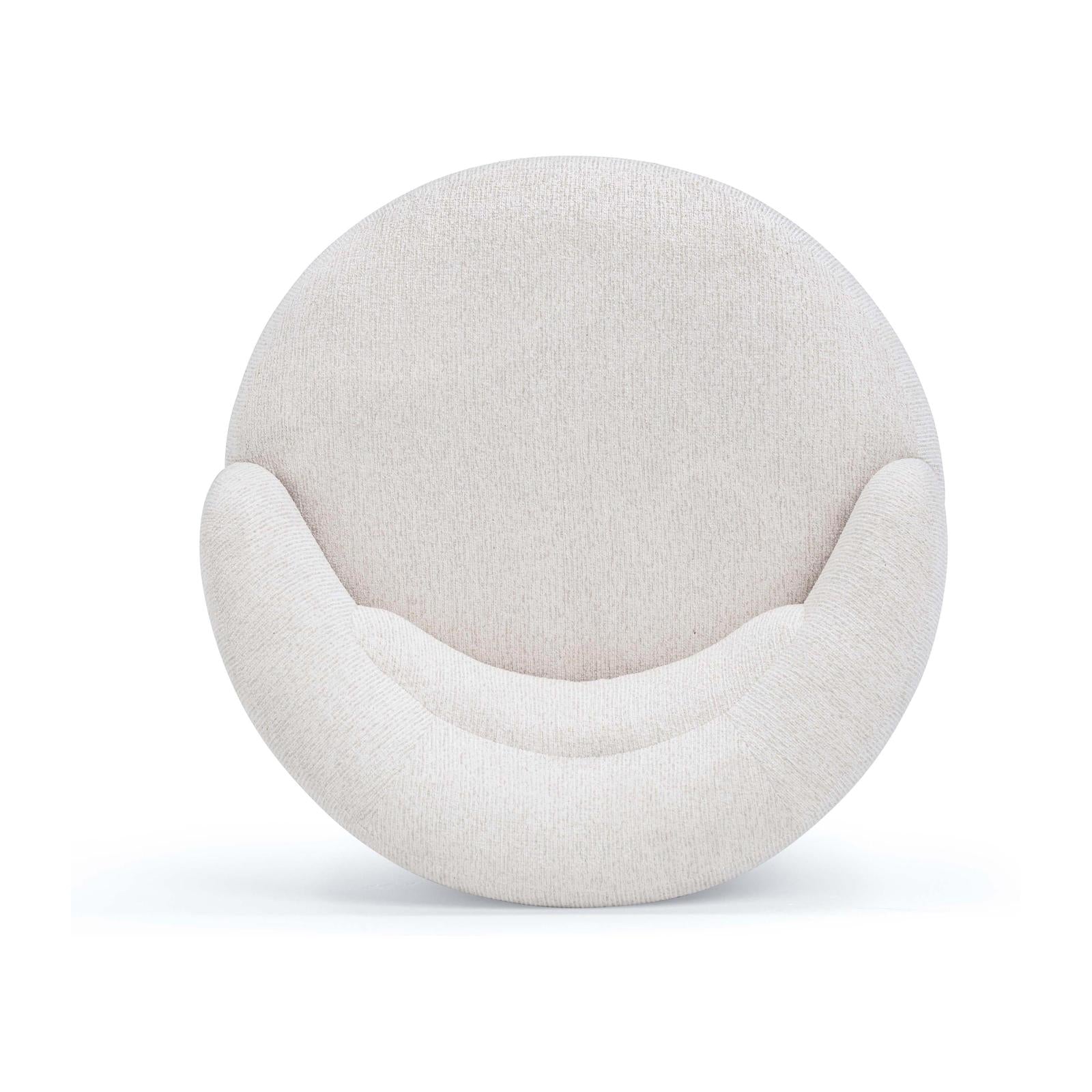 TOV Furniture Massa Textured Performance Fabric Swivel Accent Chair