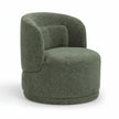 TOV Furniture Massa Textured Performance Fabric Swivel Accent Chair
