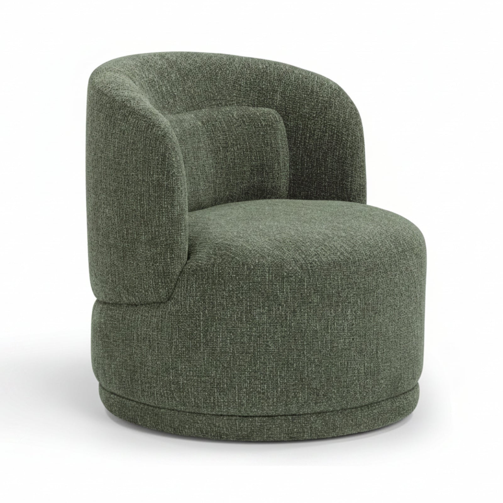 TOV Furniture Massa Textured Performance Fabric Swivel Accent Chair