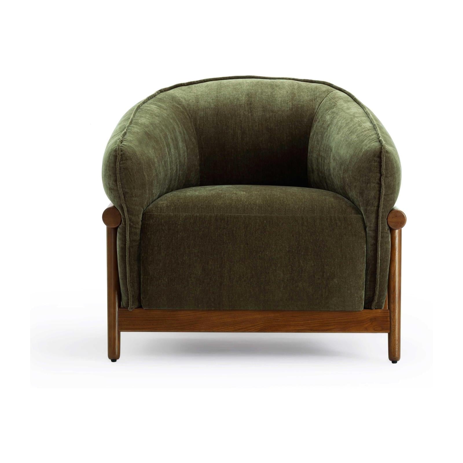 TOV Furniture Piedmont Upcycled Contract-Grade Chenille Accent Chair