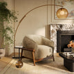 TOV Furniture Piedmont Upcycled Contract-Grade Chenille Accent Chair