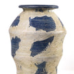 TOV Furniture Visha Cream and Blue Terracotta Decorative Vase