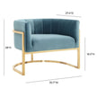 TOV Furniture Magnolia Velvet Chair