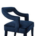 TOV Furniture Tiffany Navy Velvet Chair