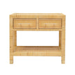 TOV Furniture Amara Natural Rattan Nightstand
