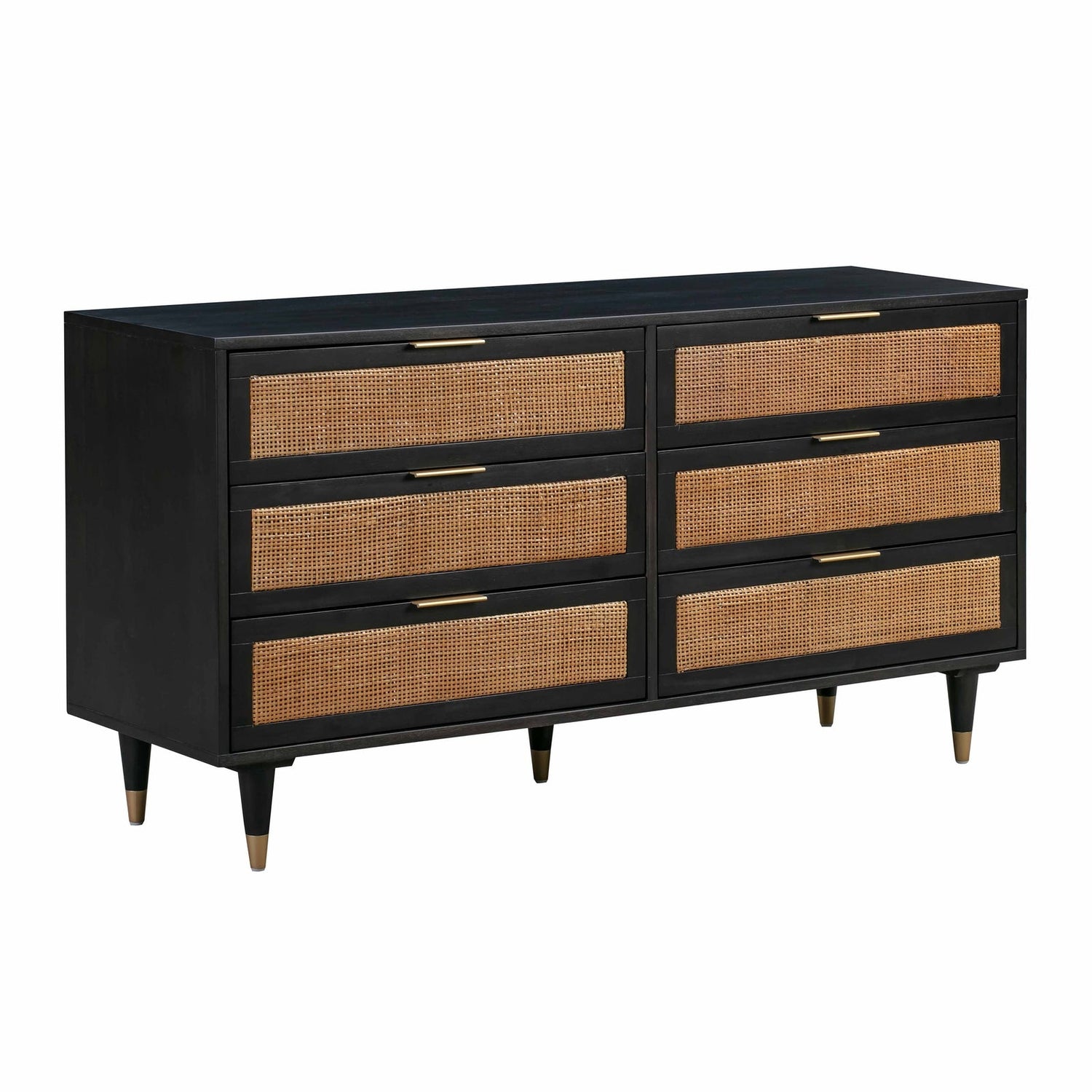 TOV Furniture Sierra Noir 6 Drawer Dresser