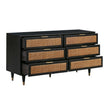 TOV Furniture Sierra Noir 6 Drawer Dresser